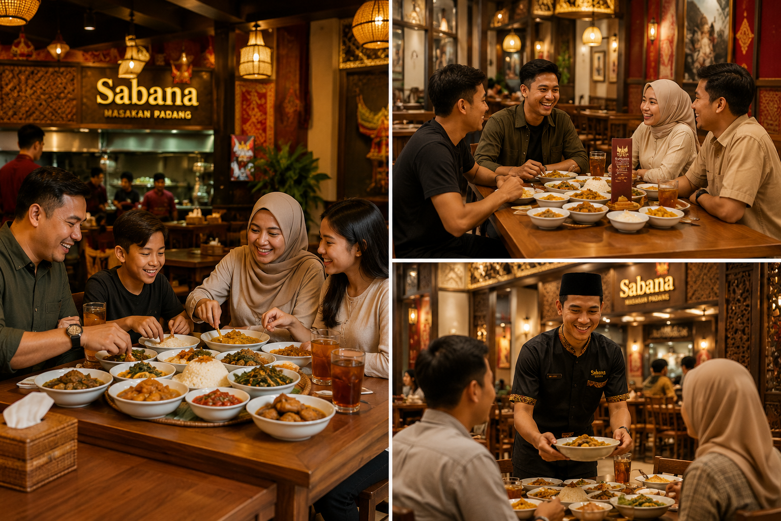 Suasana hangat di Rumah Makan Sabana